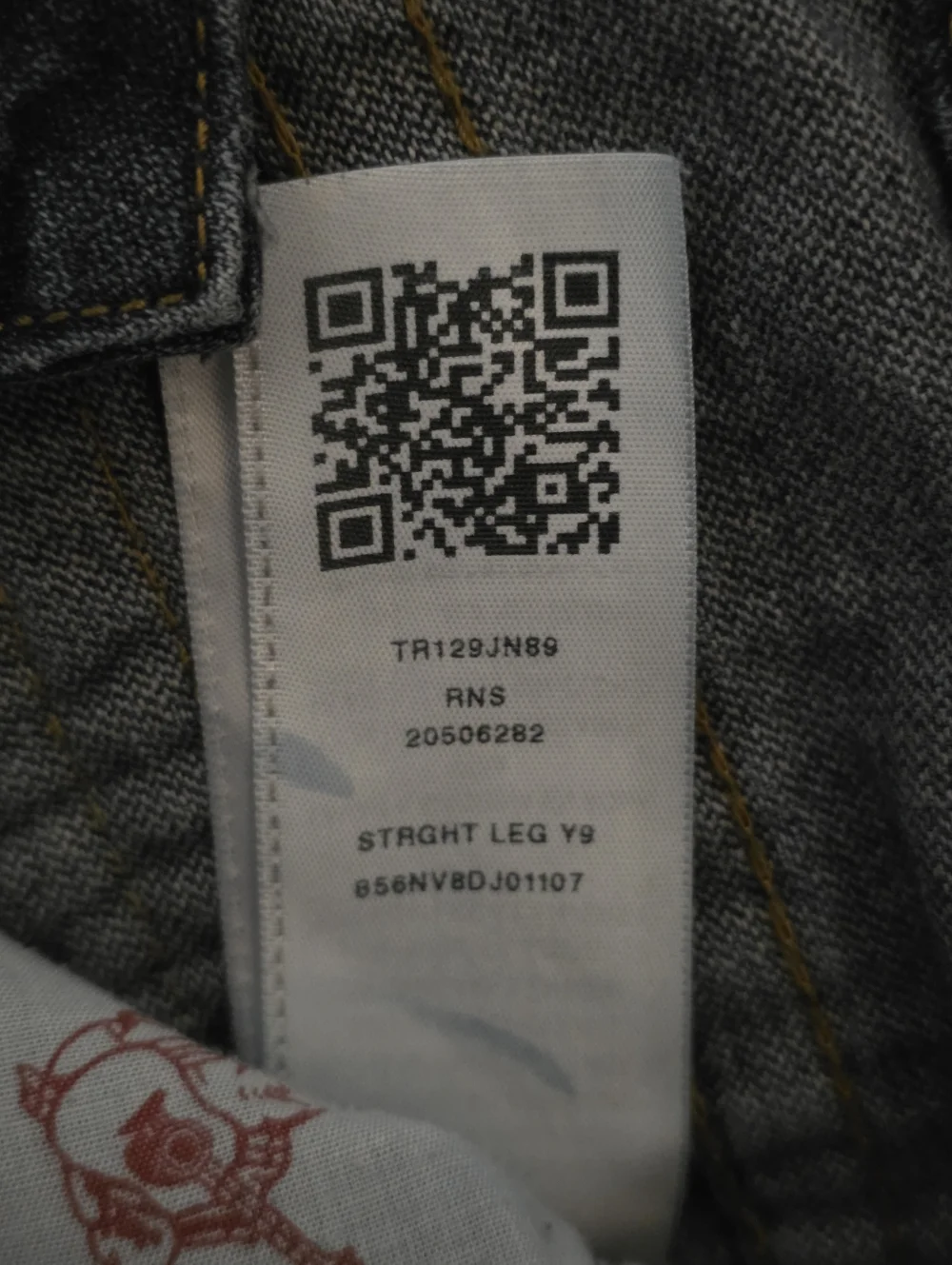Womens True Religion Straight Leg Flap Pocket Jeans Tagged Size 14 (Fits W28) - Picture 7 of 14